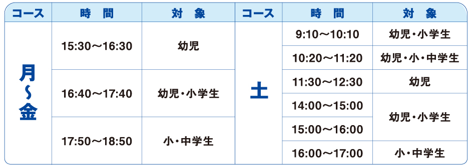 スケジュール